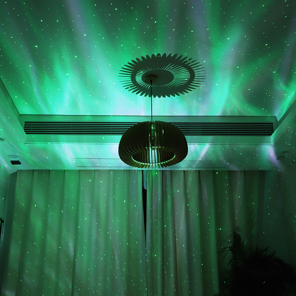 Aurora lambası kuzey ışıkları gece lambası